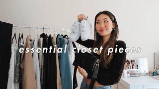 CLOSET ESSENTIALS | how to build your wardrobe