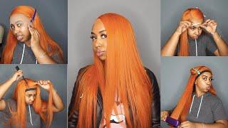 BOMBBBBB ORANGE WIG | WorldNewHair         