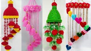 4BEST JHUMER DECORATION IDEAS/PLASTIC BOTTEL REUSE /WIND CHIME/CHANDELIER