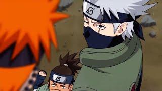 Kakashi salva a Iruka - Kakashi Conoce a Pain