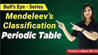 Mendeleev's Classification | Periodic Table Class 11 | IIT JEE/NEET | Poonam mam | ATP STAR KOTA