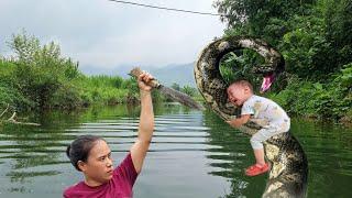 Harvesting Luffa Garden Goes to the market sell - Cooking