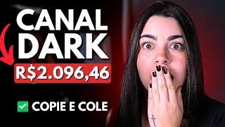 CRIEI um CANAL DARK e MONETIZEI ele em apenas 2 meses!