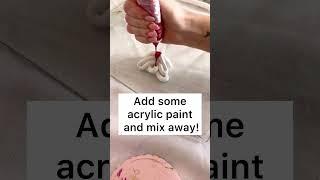 Cheap alternative to modelling paste for textured art. #texturedartist #textureartist #texturedart