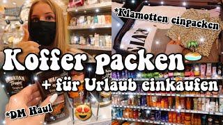 Koffer packen & DM live HAUL mit meiner Schwester | kathie