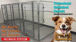 All Styles of NO BACK Kennel Systems – Save Money | by K9 Kennel Store