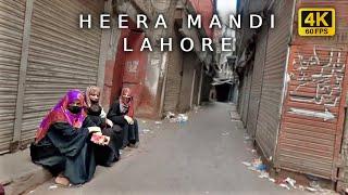  Heera Mandi. Lahore The Diamond Bazaar. 4K HDR Walking Tour & Captions