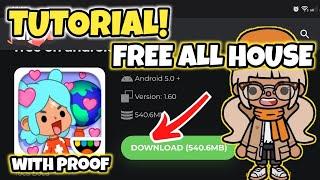 Tutorial Free All House  Free Code Toca Boca 2023 | Toca Life World Free Code