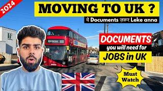 Moving to UK - Bring these Documents for Guaranteed Jobs | How to Find Part-Time Jobs in UK 2024