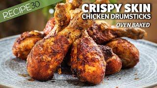 Extra Crispy Baked Chicken Drumsticks