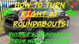 How To Turn Right At Roundabouts, Rhymer’s Roundabout, Rotherham (From Kimberworth) 4K