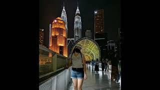 Night View  Saloma Bridge in KL Malaysia w/Someone#Short trailer @Lucy_-go2dc