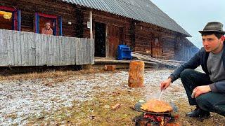 Surviving in a Remote Cabin | Winter  Restoration & Outdoor Cooking