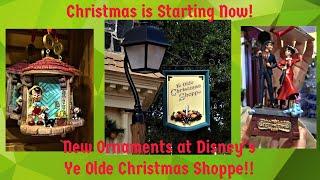 New Christmas Ornaments at Disney's Ye Olde Christmas Shoppe!