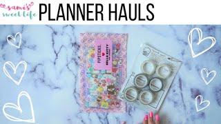 SOME RECENT PLANNER HAULS | Pipsticks Hello Kitty, Hubman & Chubgirl, & thecoffeemonsterzco