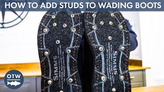 How to Add Studs to Wading Boots for Surf Fishing | From The Surf