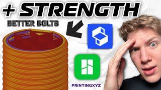 3D PRINT STRONGER BOLTS (Super Easy!) | Shapr3D Tutorial #3dprinting #shapr3d #bambulab