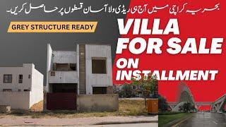 Is This Gray Structur Villa for Sale a Dream Come True? | Villa for sale in bahria town karachi