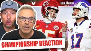 Bills-Chiefs Reaction: Mahomes beats Josh Allen, Eagles-Chiefs Super Bowl LIX | Colin Cowherd NFL