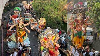 Big Ganesh Shobha Yatra | Ganesh Nimajjanam 2024 | Tank Bund Ganesh Visarjan 2024 Hyderabad #ganesh