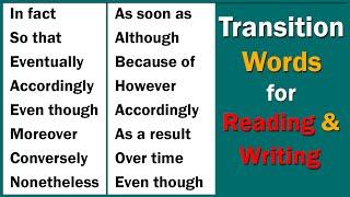 Transition Words to Master Your Academic Reading and Writing Skills