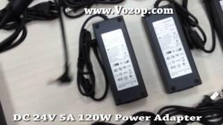 DC 24V 5A 120W Power Adapter AC to DC Power Supply Driver