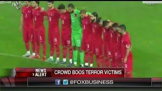 WATCH: Turkish Soccer Fans Boo and Chant During Minute of Silence for Paris Victims