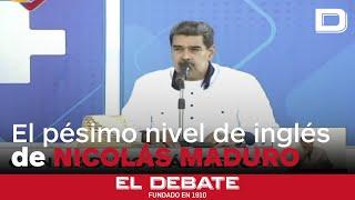 Maduro trata de mandar un mensaje en inglés a Biden y provoca las risas por su desconocimiento