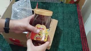 Saffola Honey Unboxing ordered from Amazon & Flipkart