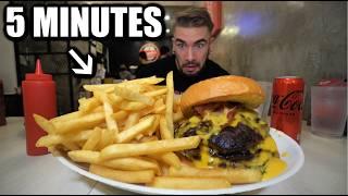 OVER 7000 PEOPLE FAILED THIS 5 MINUTE BURGER CHALLENGE | Joel Hansen