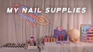 8개월차 셀프 네일러의 네일 재료들 모두 보여드릴게요 | MY NAIL SUPPLIES | 마켓비 트롤리 |