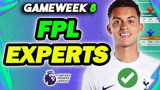 8 PLAYERS FPL EXPERTS ARE BUYING IN GAMEWEEK 8 | Fantasy Premier League 2024/25