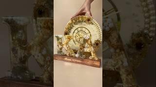 Varmala preservation, home decor ideas, Resin art diy, Wall clocks, Table Lamp, Wedding Gifts