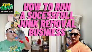 HOW TO RUN A SUCCESSFUL STARTUP JUNK REMOVAL BUSINESS?