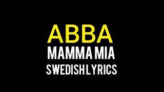 ABBA - MAMMA MIA SWEDISH LYRICS