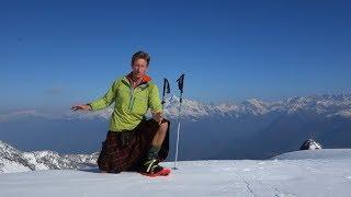 Kilted Snowshoeing in Valtellina