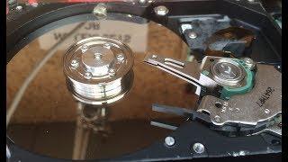 how to open a Disk Drive and remove the platter