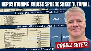 Repositioning Cruise Tool: Fly vs. Cruise Showdown (FREE Spreadsheet!)