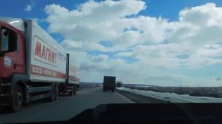 Пермь. Дорога Пермь-Екатеринбург, асфальт из пакетов!!
