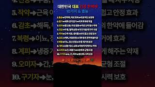 대한민국 대표 건강 한약재 10가지 & 효능#인생명언#좋은글#멋진글#명언#멋진말씀#공감글귀#삶의지혜#인생가이드#공감#격언#공감글귀#관계#감성쇼츠#감성#마음#인생#노력#위로