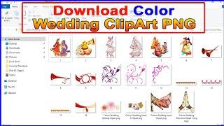 color wedding clipart PNG || www.143format.com