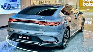 New BYD HAN EV 2024 - 602km Luxury EV | Time Grey Exterior And Interior