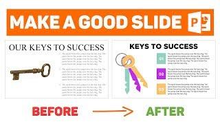 [PowerPoint Tutorial] Design a Good Slide - Episode 5 - Keys to Success