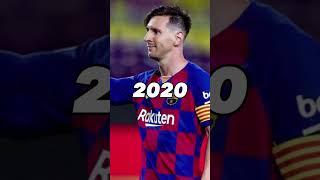 Lionel Messi Over The Years