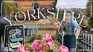 art galleries, art supplies, and tattoos in yorkshire  artist travel vlog