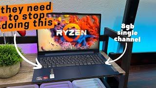 Testing 10 Games On A Ryzen 5 7530U 8GB Part 1 | Lenovo IdeaPad Slim 3