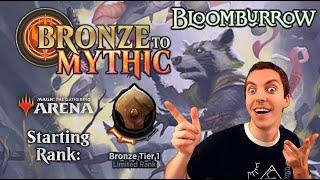  Bronze To Mythic: Episode 2 - Starting Rank: Bronze 1 - MTG Arena:  Bloomburrow Draft 