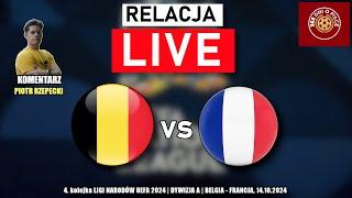 BELGIA 1-2 FRANCJA | 4. KOLEJKA LIGI NARODÓW UEFA | RELACJA NA ŻYWO KOMENTARZ STREAM LIVE