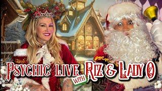 Ep 54. Sunday Dec 22nd at 6PM PST!...Psychic Live Tonight is back with Riz and Lady O!