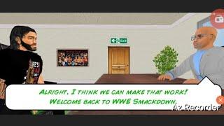 WWE Career Mod Ep#1,Roman Reigns Goes To SmackDown#wrestlingempire #gaming